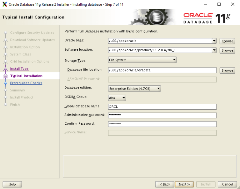 Oracle Database 11g R2 (11.2) Installation On Oracle Linux 7 (OL7)