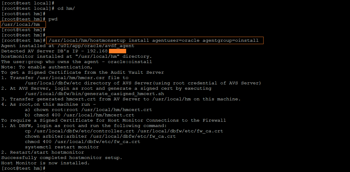 Host Monitor Agent installation on Linux - orakldba - ORACLE Tutorial