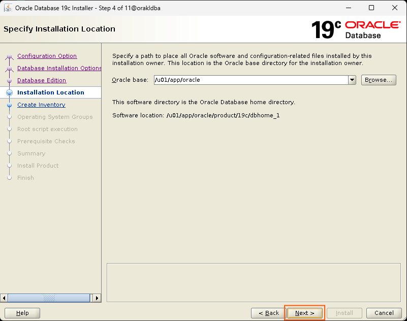 Installation Location