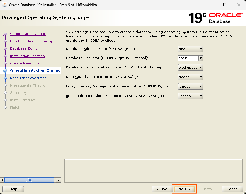 Operating System Groups
